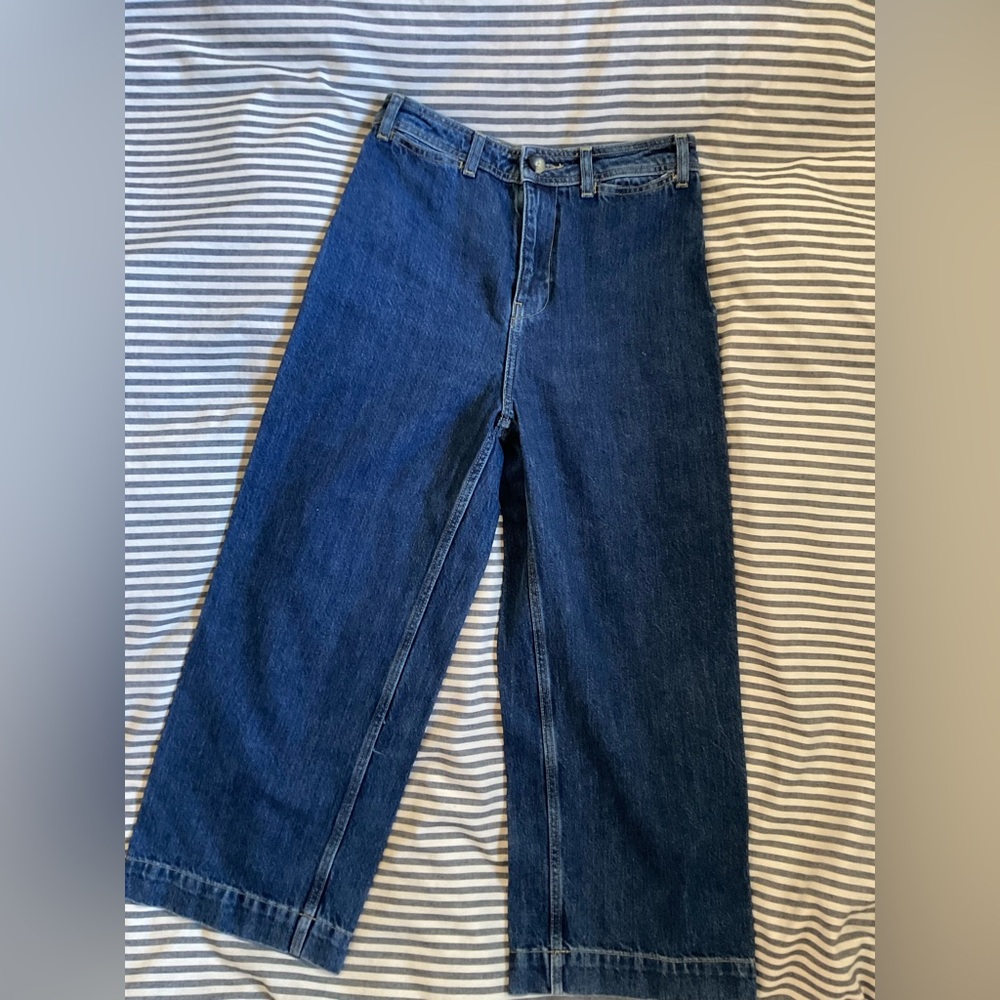 Free People High Rise Blue Jeans
